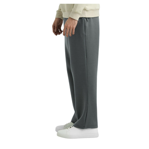 <b>Men's</b> Premium Olive Green Relaxed Fit Sweatpants Heavyweight Cotton Blend Casual Joggers Comfortable Loungewear <b>Elastic</b> <b>Waist</b> - Product Image 5