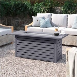 Tavolo Braciere da Esterno in Acciaio con Coperchio per Uso a Propano/Gas Naturale - Product Image 1