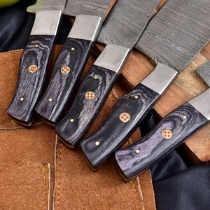 Handmade Carbon Steel Sustainable Multifunction Chef <b>Knife</b> <b>Set</b> 5 Pieces Razor <b>Sharp</b> High Carbon Forged Customizable Wholesale - Product Image 2