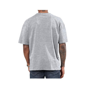 T-shirt pour homme en coton personnalisé de haute qualité, 400 g/m², séchage rapide, respirant, manches courtes, coupe classique, fabrication Stonefield - Product Image 6