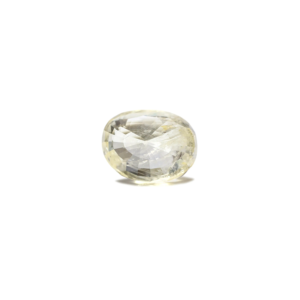 Loose 4.7 Carat Oval Cut Yellow Sapphire Gemstone for Fine Jewelry - Product Image 2