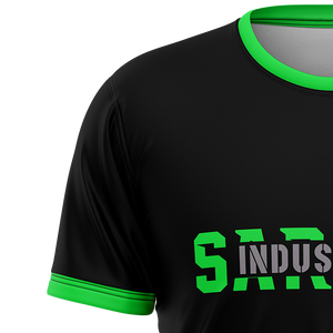 เสื้อยืดออกกำลังกายสำหรับผู้ชาย คอกลม ระบายอากาศ แห้งเร็ว ทรงปกติ เหมาะสำหรับวิ่งและเล่นกีฬา  แบบเรียบง่าย สีพื้น สวมใส่สบาย - Product Image 3