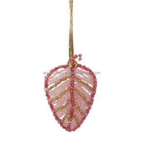 Sustainable Cane and Bead Handicraft Christmas <b>Hanging</b> <b>Ornaments</b> Wicker Decor Factory Wholesale - Product Image 5