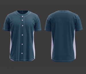 Maillot de baseball par sublimation, vêtements d'équipe personnalisés |   Kit de baseball d'équipe avec logo et numéros personnalisés |   Polyester respirant - Product Image 6