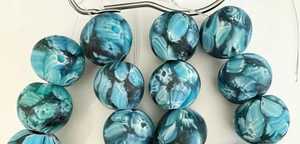 Perles de verre Millefiori Chevron artisanales africaines Ghana Nigéria Kenya Vente en gros Recyclées Fournisseur de bijoux en vrac Boîte FIRDOS - Product Image 2