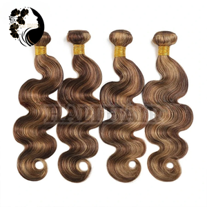 Extensiones de cabello de doble trama de máquina de ondas corporales vietnamitas Super doble dibujado Remy 100g venta al por mayor todos los colores teñidos químicamente cabello - Product Image 1
