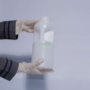 ขวดพลาสติก HDPE ทรงกลม ปากกว้าง ขนาด 1.5 ลิตร สำหรับบรรจุของเหลว สารเคมี น้ำ  แบบหนา - Product Image 4