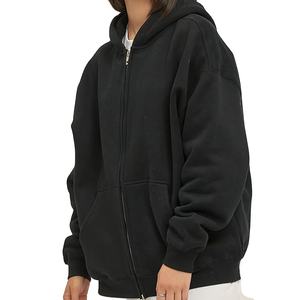 Sudadera con Capucha Extra Grande para Mujer, Forrada 100% Poliéster, Tejido Transpirable, Logotipo Frontal Estampado, Corte Regular - Product Image 5