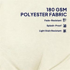 Coussin de remplacement blanc crème pour chaise de jardin, pour l'extérieur (uniquement le coussin) - Product Image 4