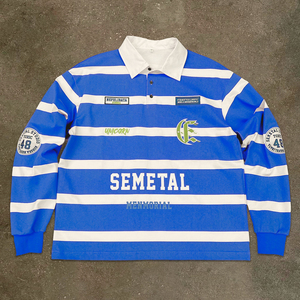 เสื้อโอเวอร์ไซส์ปักลายสำหรับผู้ชายเสื้อโอเวอร์ไซส์ลายปักกระดุมโอเวอร์ไซส์ดีไซน์เนอร์หรูหราแนวสปอร์ตออกแบบได้ตามต้องการผ้าคอตตอนรุ่นเฮฟวีเวต - Product Image 6