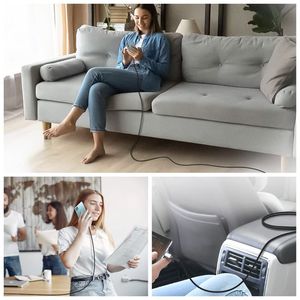 Nylon Braided Long <b>Charging</b> <b>Cable</b> for iPhone High Quality <b>Cables</b> and Wires - Product Image 5