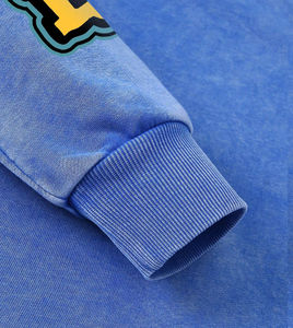 Sweat à capuche décontracté surdimensionné pour homme Glory avec imprimé tête de squelette et lettres, en molleton 100 % coton de haute qualité, design à épaules tombantes - Product Image 4