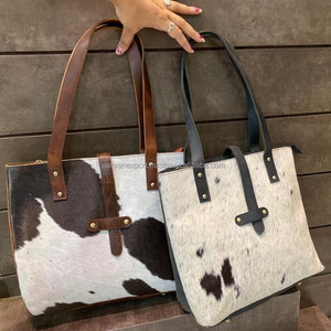 Bolso de mano de piel de vaca auténtica para mujer, bolso de hombro grande, bolsos de diseñador con cremallera de alta calidad, venta al por mayor, 2025 - Product Image 6