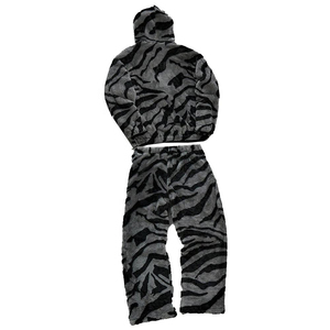 Chándal Unisex Ecológico, Transpirable y Reversible, con Capucha, Forro Polar, Estilo Casual para Invierno - Product Image 5