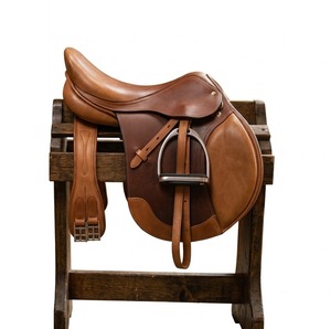 Silla de Doma Inglesa de Cuero con Estructura de Madera y Herrajes de Acero Inoxidable SUS304, Cómoda y Duradera - Product Image 5