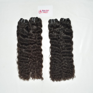 Mèches de cheveux humains indiens Remy bouclés à pointe émoussée, à boucles définies, volume complet pour coiffures à coudre - Product Image 3
