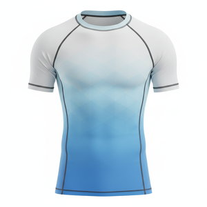 Maillot de compression sublimé personnalisé pour hommes et femmes, idéal pour le MMA, le BJJ, le Jiu-Jitsu No-Gi, durable, vente en gros, maillot de bain. - Product Image 1