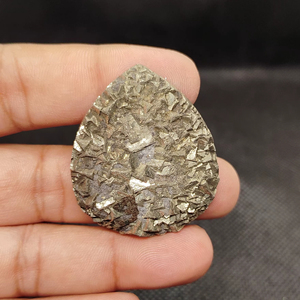 Top Grade Quality Wholesale Price Pyrite Druzy Gemstone Amazing Loose Stone High Quality Druzy Cabochon for Making Jewelry - Product Image 1