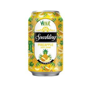 น้ำสับปะรดอัดลม330มล. เครื่องดื่มอัดลมผลิตจากโรงงานเวียดนามฟรีฉลากตามสั่ง - Product Image 1