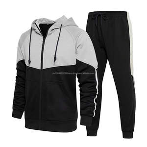 Conjunto Deportivo Personalizado para Hombre, Sudadera con Capucha y Pantalones Jogger, Chaqueta Deportiva Informal con Cremallera, Prenda Exterior de Moda con Estampado de Tela de Felpa - Product Image 1
