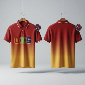 OES Polos pour hommes de couleur unie de qualité supérieure en coton de qualité supérieure pour l'été et la mode de couleur jaune - Product Image 4