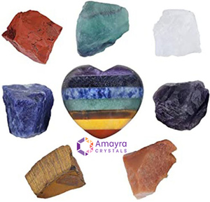 Agate RAW Stone Seven Chakra Healing <b>Kits</b> Customization Box Six Different Sets Home Decoration Wholesale Amayra Crystals - Product Image 3