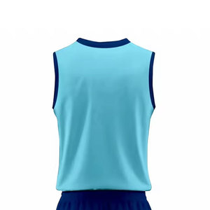 Uniforme de Voleibol Unisex Azul Ligero de Secado Rápido Ecológico, Marca Privada, 100% Poliéster, Ropa Deportiva - Product Image 5