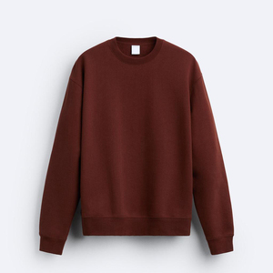 Fabricante OEM de Sudaderas Personalizadas al por Mayor, Sudadera de Cuello Redondo de Algodón y Felpa, Marca Privada, Producción en Masa, Fábrica de Ropa - Product Image 3