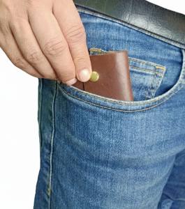 Nueva Funda Versátil para Llaves de Coche, de Cuero Genuino Crazy Horse, Estuche para Llaves de Coche, Protector de Llaves - Product Image 5