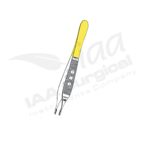 Pinzas para apósitos y tejidos IAA de acero inoxidable, instrumento quirúrgico de grado médico con certificación CE para uso en cirugía general - Product Image 4