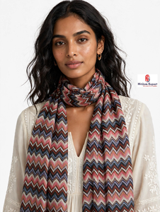 Premium Luxury Long Scarf Soft Fabric <b>Head</b> <b>Wrap</b> Custom Branding Low MOQ OEM ODM Fabric Product Manufacturer - Product Image 1