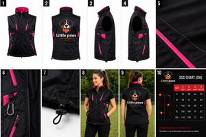เสื้อกั๊กสำหรับฝึกสุนัขแบบยูนิเซ็กซ์ K9 ผ้าขนสัตว์ กันลม ระบายอากาศได้ดี ให้ความอบอุ่นในฤดูร้อน น้ำหนักเบา เหมาะสำหรับกิจกรรมฝึกสุนัข - Product Image 2