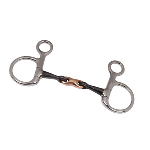 Bocado de caballo de acero inoxidable de alta calidad, cómodo, de doble articulación y anillo suelto - Industria Murid - Product Image 6