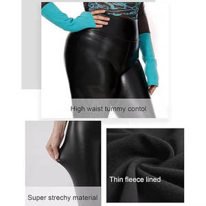 Women's Genuine Leather Capri <b>Pants</b> Breathable Plus Size Windproof Fashion Lambskin Sheep Leather Legging Streetwear - Product Image 5