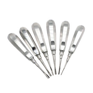 Élévateur dentaire professionnel, instrument chirurgical pour l'extraction dentaire, chirurgie buccale, outil dentaire réutilisable en acier inoxydable - Product Image 1