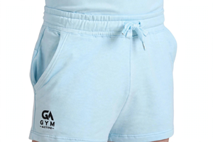 กางเกงขาสั้นผู้ชาย GYM ACTIVE ENTERPRISES ทรงกลางเอว มีกระเป๋า ซิปปิด ปักลาย วินเทจ ผ้าแคนวาส 100% ผ้าฝ้าย ใส่ได้ทุกวัน ระบายอากาศได้ดี - Product Image 4