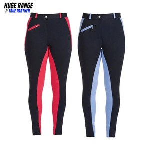 Pantalones de Montar a Caballo Personalizados para Mujer, de Spandex/Algodón, Transpirables, de Cintura Alta, Largos, Tipo Jodhpur - Product Image 2