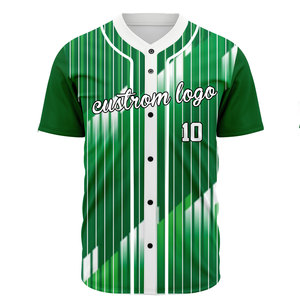 Conjunto de Uniforme de Béisbol Personalizado por Sublimación con Botones Completos, Ropa de Entrenamiento, Pantalones de Uniforme de Béisbol y Sóftbol, Camiseta Deportiva para Hombre - Product Image 5