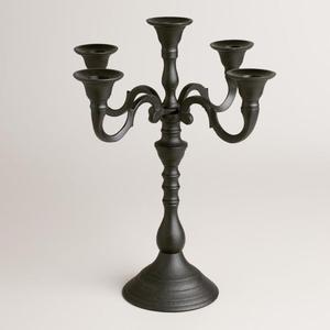 Luxury Brass 5 Arms Candle Stand Wedding Home Decoration Gold Finish <b>Candelabra</b> Table Centerpiece Hot Selling Candle Holder - Product Image 2
