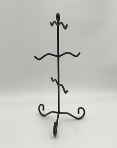 Tree Shape Metal Coat <b>Rack</b> Standing Type Rustic Style Durable storage Modern black metal stand Storage Holder for Living Room - Product Image 3