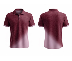 Custom Printed Sublimation Polo Shirt Lightweight Comfortable Fit Durable Stitching for Men Women Youth Quick-Dry Dry-Fit Active - Product Image 3