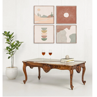 Table basse moderne Drona pour salon, table à café élégante, meuble en bois, décoration d'appoint pour canapé, ameublement intérieur de la maison