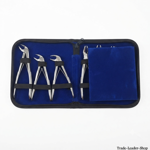 Extraction Forceps <b>Kit</b> Pedo 7Pc Set General Surgery Manual German Stainless Steel Class II CE Certified OPTITECH Instruments - Product Image 1