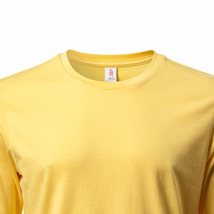 T-shirt à manches longues pour homme, 100% coton, col rond, décontracté, tricoté, t-shirts pour homme, col rond, style streetwear d'été, t-shirts pour homme - Product Image 4