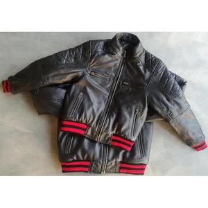 Chaqueta de cuero para niños, personalizable en color, talla y logotipo, estilo urbano, cuello alto, producto de alta calidad - Product Image 5