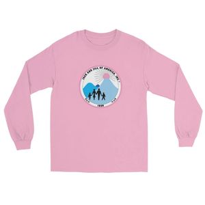 เสื้อยืดคอกลมแขนยาวแบบยูนิเซ็กซ์ แจ็คแอนด์จิล ลายตราสัญลักษณ์ สวมใส่สบาย สไตล์ลำลอง เสื้อยืดพรีเมียมสั่งทำพิเศษ ขายส่งเสื้อผ้า - Product Image 1