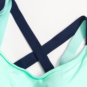 <b>Padded</b> Women Sports <b>Bra</b> High for Gym Running Yoga Fitness Workout Breathable Mesh Adjustable Straps Front Eco-Friendly - Product Image 4