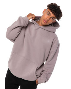 Sweat-shirts à capuche personnalisés pour hommes avec col montant, broderie 3D et logo sérigraphié, collection automne, tailles variées, capuche embossée - Product Image 4