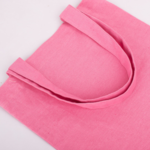 Handmade Cotton Plain Pink Canvas Beach Tote Bag with Shoulder Handle Custom Logo <b>Printing</b> <b>Large</b> Size Reusable Shopping Bag - Product Image 6