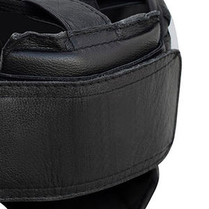 Casque de boxe professionnel pour entraînement MMA, protection intégrale du visage avec sangle mentonnière à velcro robuste - Product Image 4